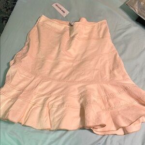 NWT Fun Light Denim-Like Ruffle Skirt